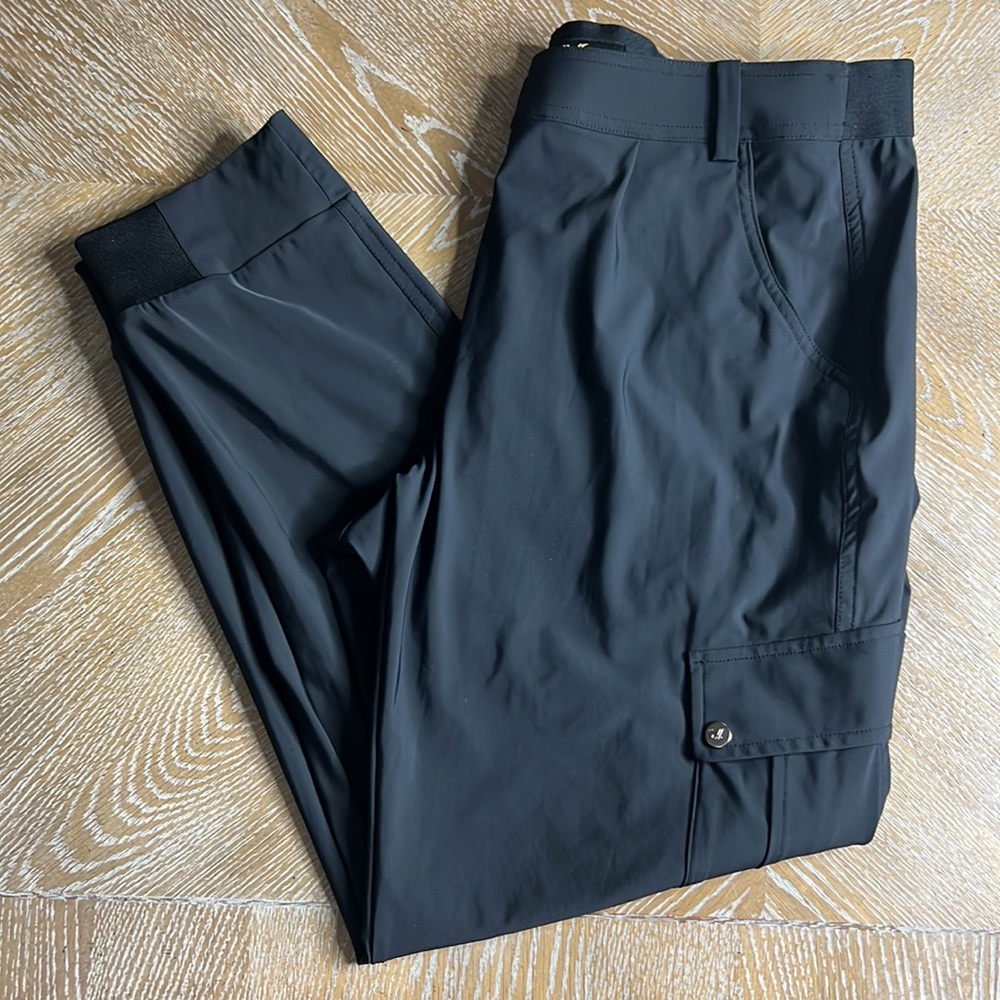NEVERMINDALL Black Performance Side Pockets Golf Athletic Jogger Pant XL